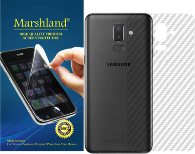 MARSHLAND Back Screen Guard for Samsung Galaxy J8 Carbon(Pack of 1)