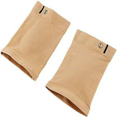 NEERAK 1Pair Orthopedic Arch Support Silicone gel Pads Ankle Support (Brown) Ankle Support