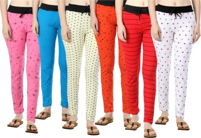 FASHA Printed Women Multicolor Track Pants