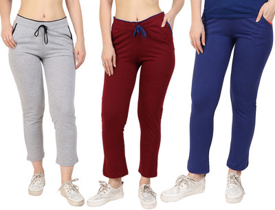 FASHA Solid Women Multicolor Track Pants