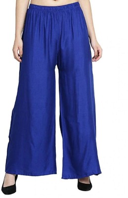 City Fashion Regular Fit Women Blue Trousers