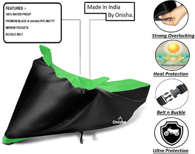 Zection Two Wheeler Cover for Mahindra(Rodeo UZO, Green)