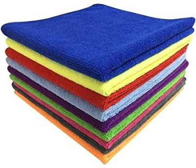 AkiN Microfiber Vehicle Washing  Cloth(Pack Of 10, 340 GSM)