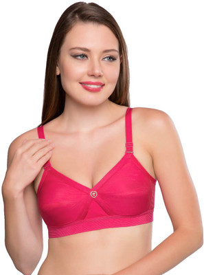 Trylo Women T-Shirt Non Padded Bra(Pink)