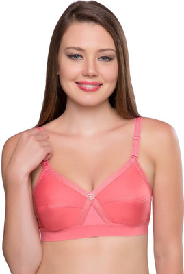 Trylo Women T-Shirt Non Padded Bra(Pink)
