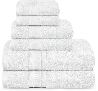 TRIDENT Cotton 500 GSM Bath Towel Set(Pack of 6)