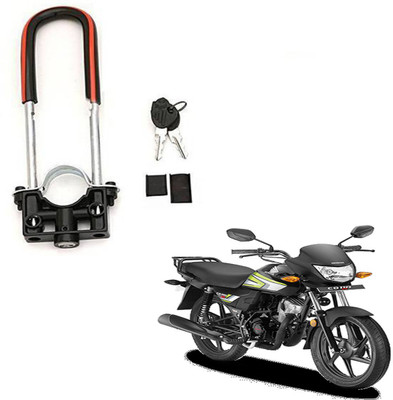 BRPEARl Bike Front Shocker Lock Wheel Lock-225 Wheel Lock(Black, Red)