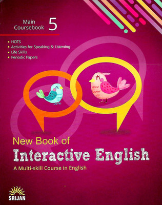 SRIJAN New Book Of Interactive English MAIN COURSEBOOK class - 5 ( A Multi - skill Course in English )(English, Paperback, PANNEL OF AUTHOR)