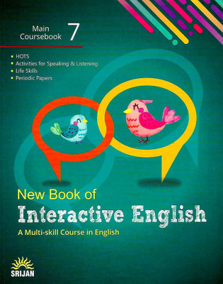 SRIJAN New Book Of Interactive English MAIN COURSEBOOK class - 7 ( A Multi - skill Course in English )(English, Paperback, J K GANGAL , MADHURIKA SINGH)