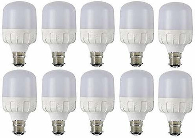 cloud search 3 W Basic Round Plug & Play LED Bulb(White, Pack of 10)