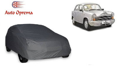 Auto Oprema Car Cover For HM Ambassador MPFi (Without Mirror Pockets)(Grey)