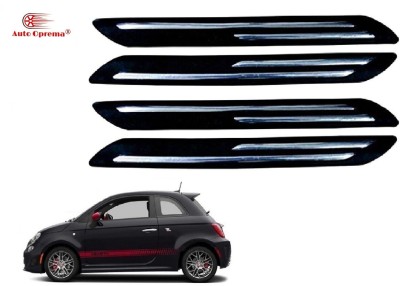 Auto Oprema Plastic Car Bumper Guard(Black, Pack of 4, Fiat, 500 Abarth)