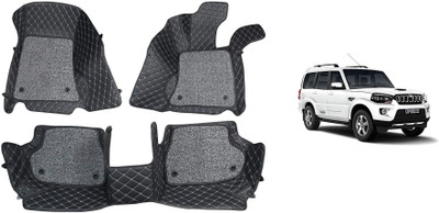 AYW Leatherite 7D Mat For  Mahindra New Scorpio(Black)