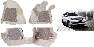 AYW Leatherite 7D Mat For  Toyota Fortuner(Beige)