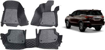 AYW Leatherite 7D Mat For  Toyota New Fortuner(Black)