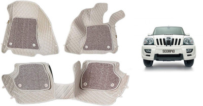 AYW Leatherite 7D Mat For  Mahindra Scorpio(Beige)