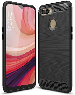 FITSMART Back Cover for Oppo A5s (AX5s) / CPH1909(Black, Shock Proof, Silicon, Pack of: 1)