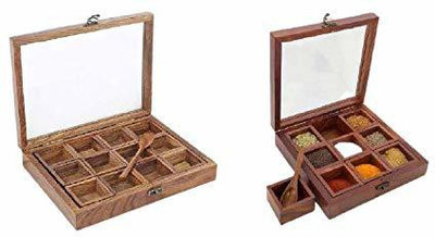 manzees Spice Set Wooden(2 Piece)