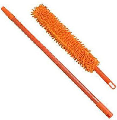 wistrunck Multipurpose Flexible Ceiling Fan Foldable Brush Microfiber Wet and Dry Cleaning Mop for Car Home Wet and Dry Duster. Wet and Dry Duster