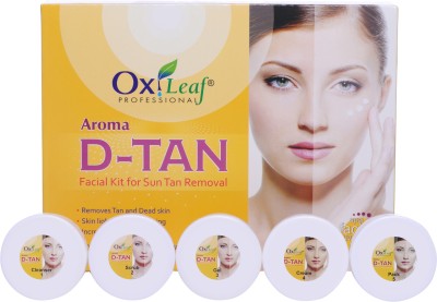Oxileaf Aroma D-Tan Facial Kit for Sun-Tan Removal(5 x 35 ml)