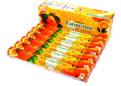 RK TRADE Darshan Tangerine Incense Stick Tangerine(90 g, Set of 6)