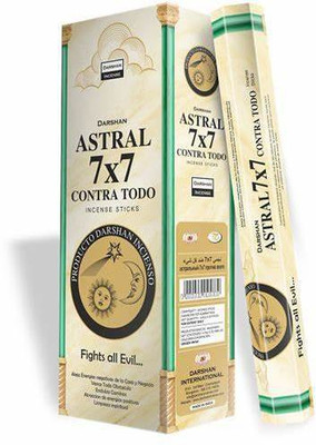 RK TRADE Darshan Astral 7 X 7 Contra Todo Incense Stick 1 Astral(180 g, Set of 6)