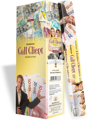 Darshan Call Client Incense Stick Jasmin(20 Units, Set of 6)