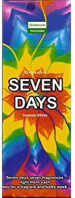 Darshan Seven Days Incense Stick Jasmin(20 Units, Set of 6)