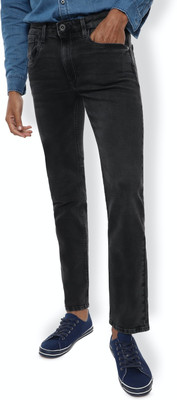 VAN HEUSEN Slim Men Black Jeans