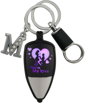 HANDSOME ISK Multicolor Design You Are My Love Couple Purpose and Showing Love in Picture with M Design and Light Reflection with Push Button also quite amazing High Quality Locking Black Stripe Lock Key Chain HANDSOME ISK Multicolor Design You Are My Love Couple Purpose and Showing Love in Picture with M Design and Light Reflection with Push Button also quite amazing High Quality Locking Black Stripe Lock Key Chain