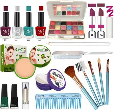 AQVAL  Glowing Makeup Kit Of 20 Items30202021A69(Pack of 20)
