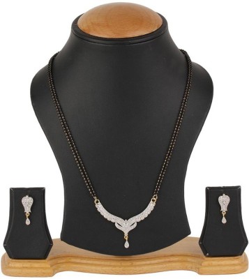 YouBella Alloy White Jewellery Set(Pack of 1)
