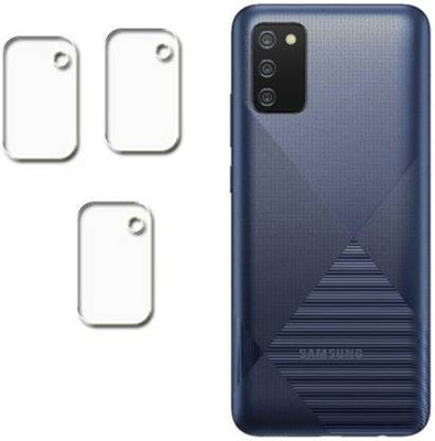 DAFFIN Back Camera Lens Glass Protector for Samsung Galaxy M02s(Pack of: 3)