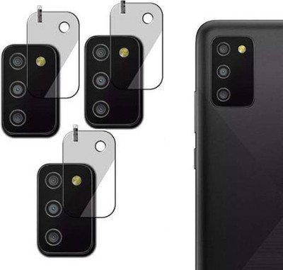 DAFFIN Back Camera Lens Glass Protector for Samsung Galaxy M02s(Pack of: 3)