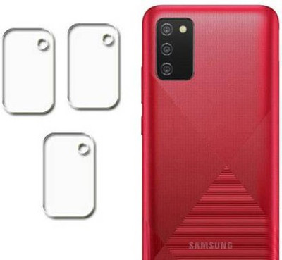 DAFFIN Back Camera Lens Glass Protector for Samsung Galaxy M02s(Pack of: 3)