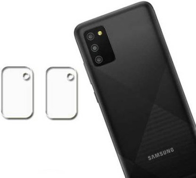 DAFFIN Back Camera Lens Glass Protector for Samsung Galaxy M02s(Pack of: 2)