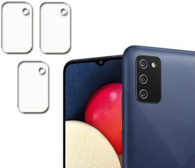 DAFFIN Back Camera Lens Glass Protector for Samsung Galaxy M02s(Pack of: 3)