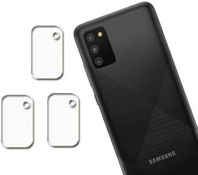 DAFFIN Back Camera Lens Glass Protector for Samsung Galaxy M02s(Pack of: 3)