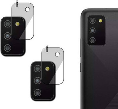 DAFFIN Back Camera Lens Glass Protector for Samsung Galaxy M02s(Pack of: 2)