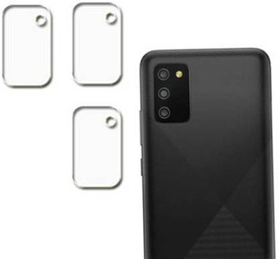 DAFFIN Back Camera Lens Glass Protector for Samsung Galaxy M02s(Pack of: 3)