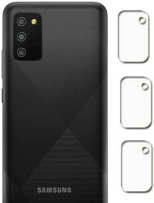 DAFFIN Back Camera Lens Glass Protector for Samsung Galaxy M02s(Pack of: 3)