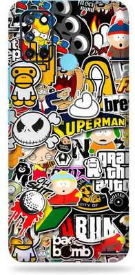 OggyBaba Realme 7 Mobile Skin(( Sticker Bombing With Gloss Finish ))