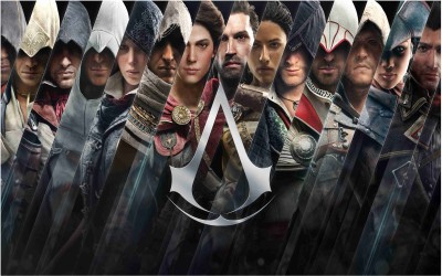 Assassin's Creed Game Wall Poster For Room With Gloss Lamination M102 Paper Print(12 inch X 18 inch, Rolled)