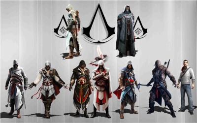 Assassin's Creed Game Wall Poster For Room With Gloss Lamination M20 Paper Print(12 inch X 18 inch, Rolled)