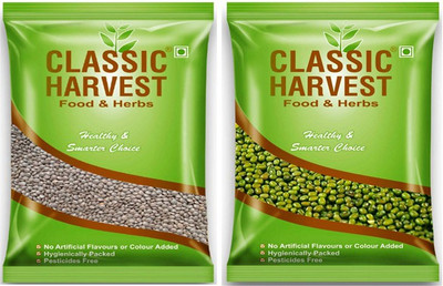 Classic Harvest Organic Black, Green Combo (Whole)(1000 g)