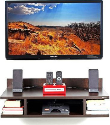 Anas Art Anas Art Set up box stand Engineered Wood Display Unit set of 1 Package of 1 MDF (Medium Density Fiber) Wall Shelf (Number of Shelves - 2, Brown) MDF (Medium Density Fiber) Wall Shelf(Number of Shelves - 2, Brown)