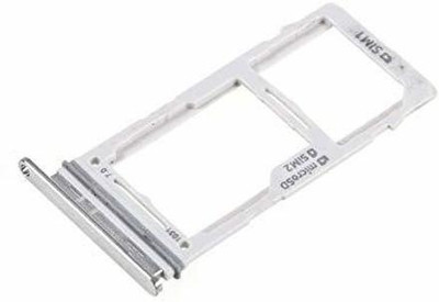 SPAREWARE Sim Card Tray(Compatible With Samsung Galaxy S10/S10 Plus/S10+ : Silver)