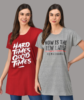 Christy World Women Nightshirts(Multicolor)