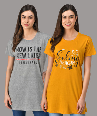 QUIN FLECTURE Women Nighty(Multicolor)