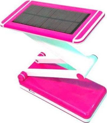 AKR LED Lamp With Attached Solar Panel Desk Lamps Study Lamp +2-in-1 USB Mobile Charging + 36 SMD Study Lamp Table Lamp ( 30 CM , PINK ) Study Lamp(30 cm, White)